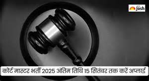 Supreme Court Vacancy 2025: सुप्रीम कोर्ट में कोर्ट मास्टर के पदों पर ...