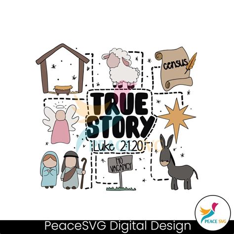 True Story Christian Happy Easter Day SVG Digital Download » Peace SVG