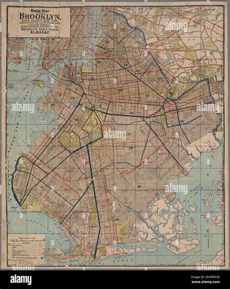 Guide map of Brooklyn, Kings County, N.Y. ….for Brooklyn daily eagle ...