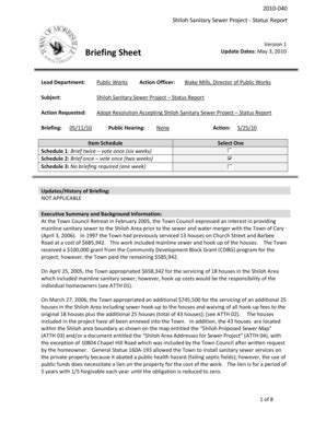 Fillable Online www2 townofmorrisville 2010040 Shiloh Sanitary Sewer ...