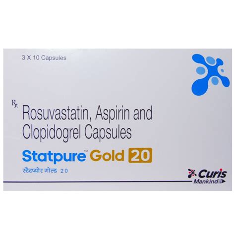 Statpure Gold 20 Capsule 10's Price, Uses, Side Effects, Composition ...