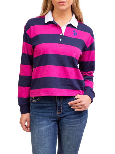 U.S. Polo Assn. Women's Long Sleeve V Neck T-Shirt - Walmart.com