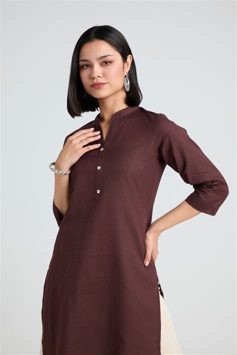 Gauri Linen Long Kurta – House of Ayuda