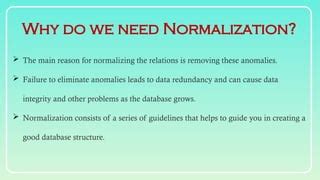 RDBMS Normalization Tutorial 的图像结果
