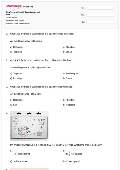 50+ Area Calculation worksheets for Class 5 on Wayground | Free & Printable