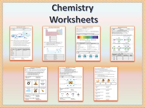 Chemistry (Middle School) - Worksheets Bundle | Printable PDFs ...