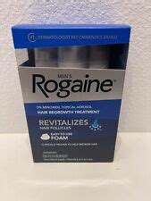 Buy Men's Rogaine 5% Minoxidil Hair Regrowth Treatment Foam 3 Months ...