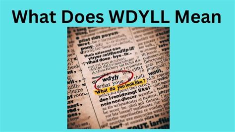Wdyll Meaning in Text & Social Media: Quick Guide & Examples