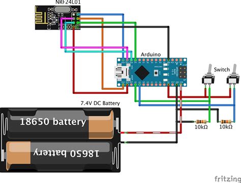 Image result for Wireless Light Switch Arduino with nRF24L01