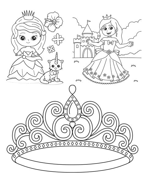 Image result for Princess Color Pages