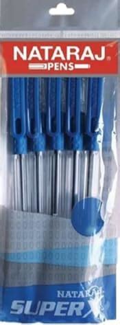 Nataraj Superx Ball Pen Blue - Pack of 5 Humarabazar : Amazon.in ...