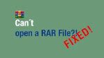 Image result for Rar File Not Opening