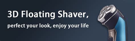 DSP Electric Men' Rotary Shaver, Washable Rechargeable Shaver with A ...