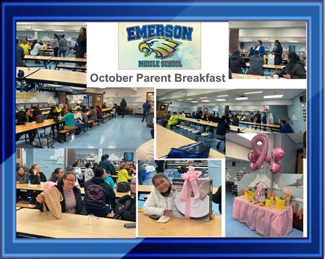 Successful Parent Breakfasts In October And November | Emerson Middle ...