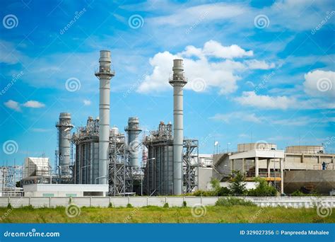 Thermal and Steam Power Plants. Stock Photo - Image of skyscraper ...