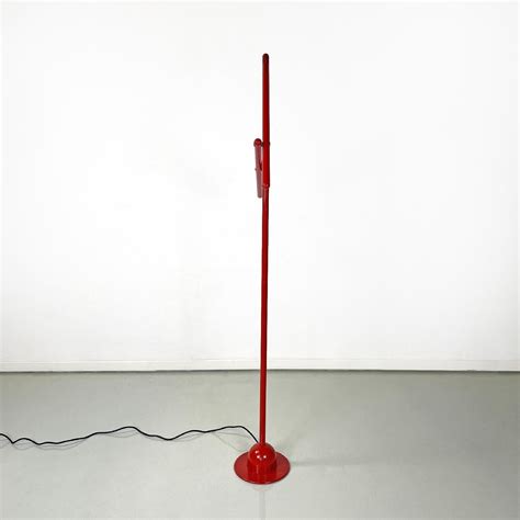 Italian modern red floor lamp Mira by Mario Arnaboldi for Programmaluce ...