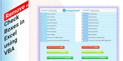 Image result for Remove Check Box in Excel
