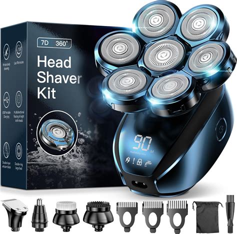 Amazon.com: Huinnethrey 7D Head Shaver,Head Shavers for Bald Men, Head ...