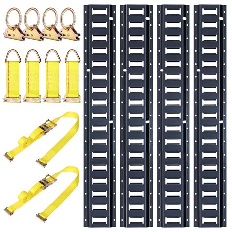 Trekassy 8ft E Track Rail Tie Down Kit 4 Pack | Desertcart INDIA