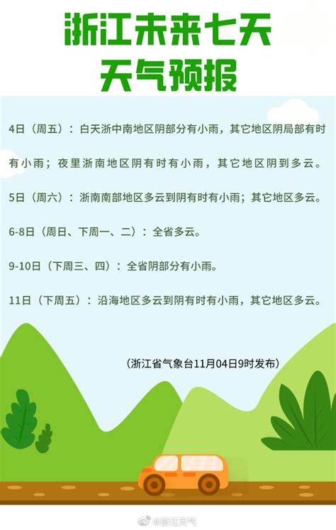 11月04日11时浙江天气预报_手机新浪网