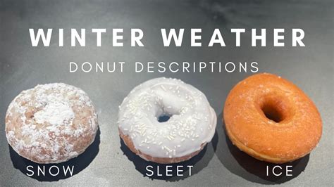 Winter weather types explained by donut definitions | KOLR ...