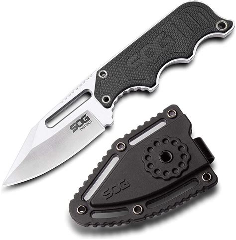 Amazon.com: SOG Small Fixed Blade Knife - Instinct Boot Knife, EDC ...