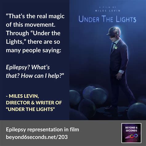 Episode 203: Under the Lights: A film about epilepsy – with Miles Levin ...