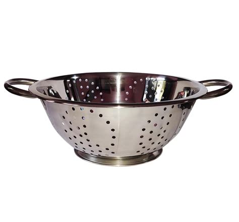 SR GLOBAL Stainless Steel Colander, Strainer, Sieves 3000ml Dia- 24cm ...