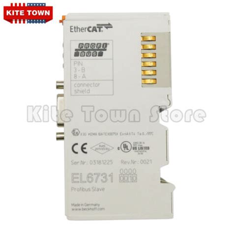 Buy New In Box BECKHOFF EL6731-0010 PROFIBUS Master Terminal Online at ...