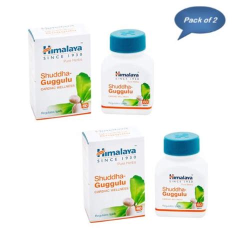 Himalaya Shuddha Guggulu 60 Tablets (Pack of 2) – Uniqrr.com(यूनिकर)