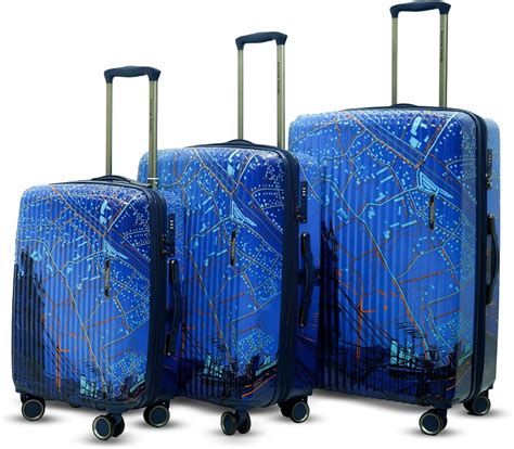 Optima Anti Theft Trolley Bag, Medium Size Teal Suitcase with Number ...