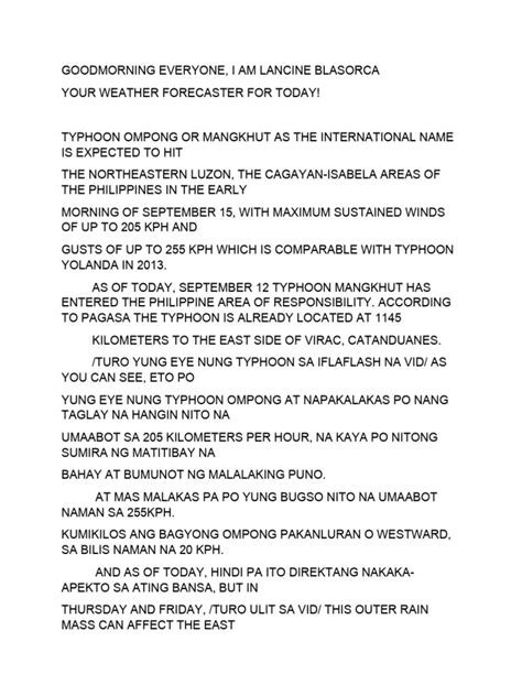 Weather Script 的图像结果