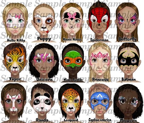 One Minute Face Painting Designs at Johanna Reed blog