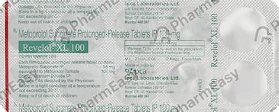 Buy Revelol Xl 100 MG Tablet (10) Online at Flat 15% OFF | PharmEasy