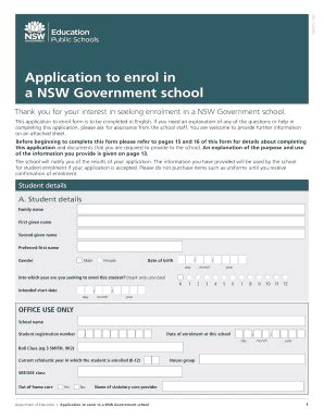 Fillable Online annabay-p schools nsw edu Enrolment Pack 2017 - Anna ...