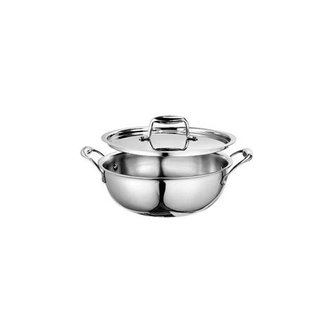 Tri Ply Deep Kadhai | Jalebi Kadhai | Flat Pan
