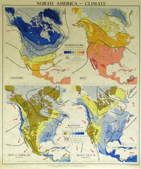 North America Climate Map