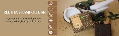 Buy ﻿Earthy Sapo Reetha Shampoo Bar for Dry Hair (100g, Pack of 2 ...