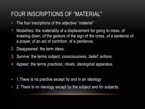 Ideological Apparatuses | PPTX