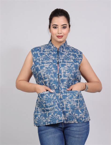 Modern Muse – Cotton Quilted Jacket for Women – Khatri Creations