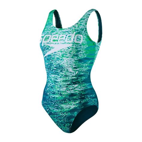 Speedo Digital Placement U-Back Womens Swimsuit - Run Charlie