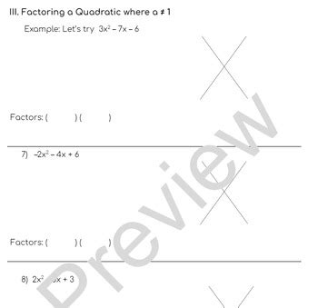 Image result for X Box Method for Math