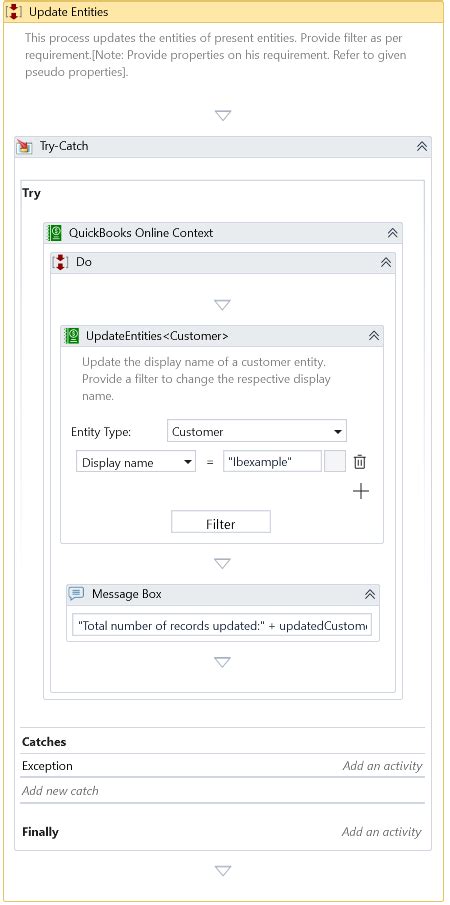 Update Entities | IntelliBuddies® Documentation Portal