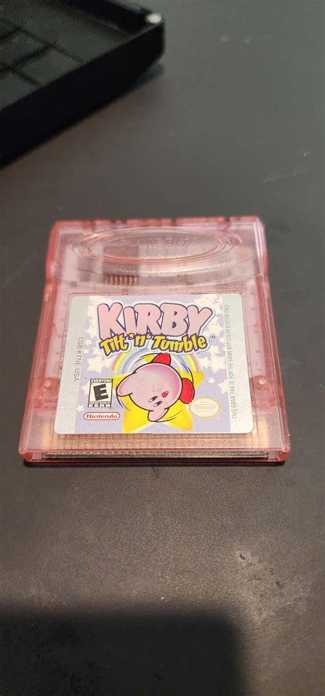 Fixed this broken Kirby Tilt n Tumble after reflowing the ROM and MBC-7 ...