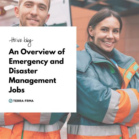 An Overview of Emergency and Disaster Management Jobs – Terra Frma