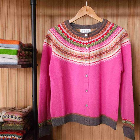 Eribe Alpine Cardigan Pink Lily Timeless