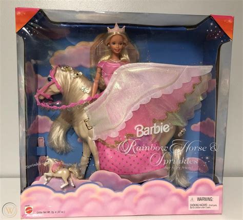 BARBIE RAINBOW HORSE AND SPRINKLES GIFT SET NEW IN BOX 1999 ...