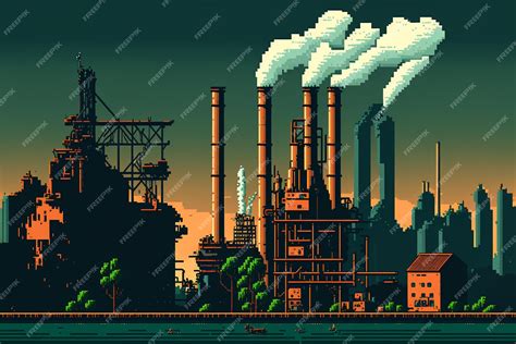 Premium Photo | Pixel art background artwork
