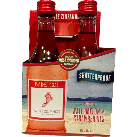 Barefoot White Zinfandel 187ml – The Pourium