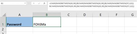 Image result for Excel Random Password Generator